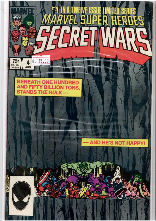 Secret Wars #4(1984) The original ! Classic cover VF - French Comics Lovers