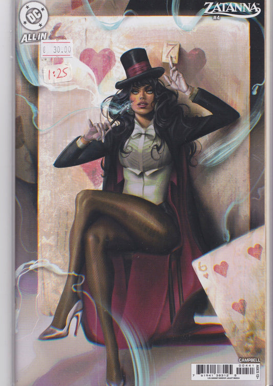Zatanna #4 (2025) 1 for 25 variant Cover NM