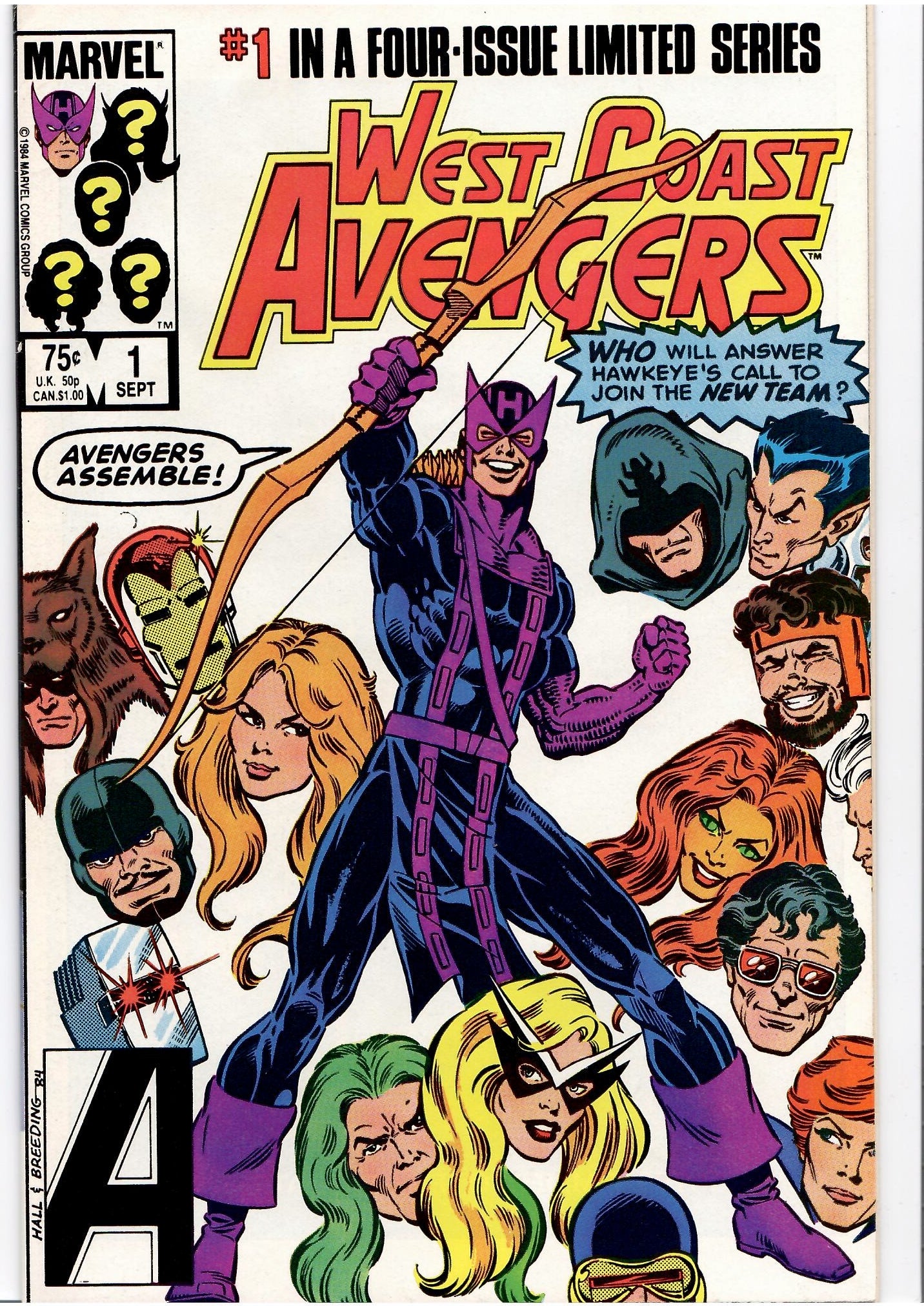 Avengers West Coast # 1-4 Full set (1984) VF - French Comics Lovers
