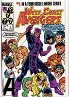 Avengers West Coast # 1-4 Full set (1984) VF - French Comics Lovers