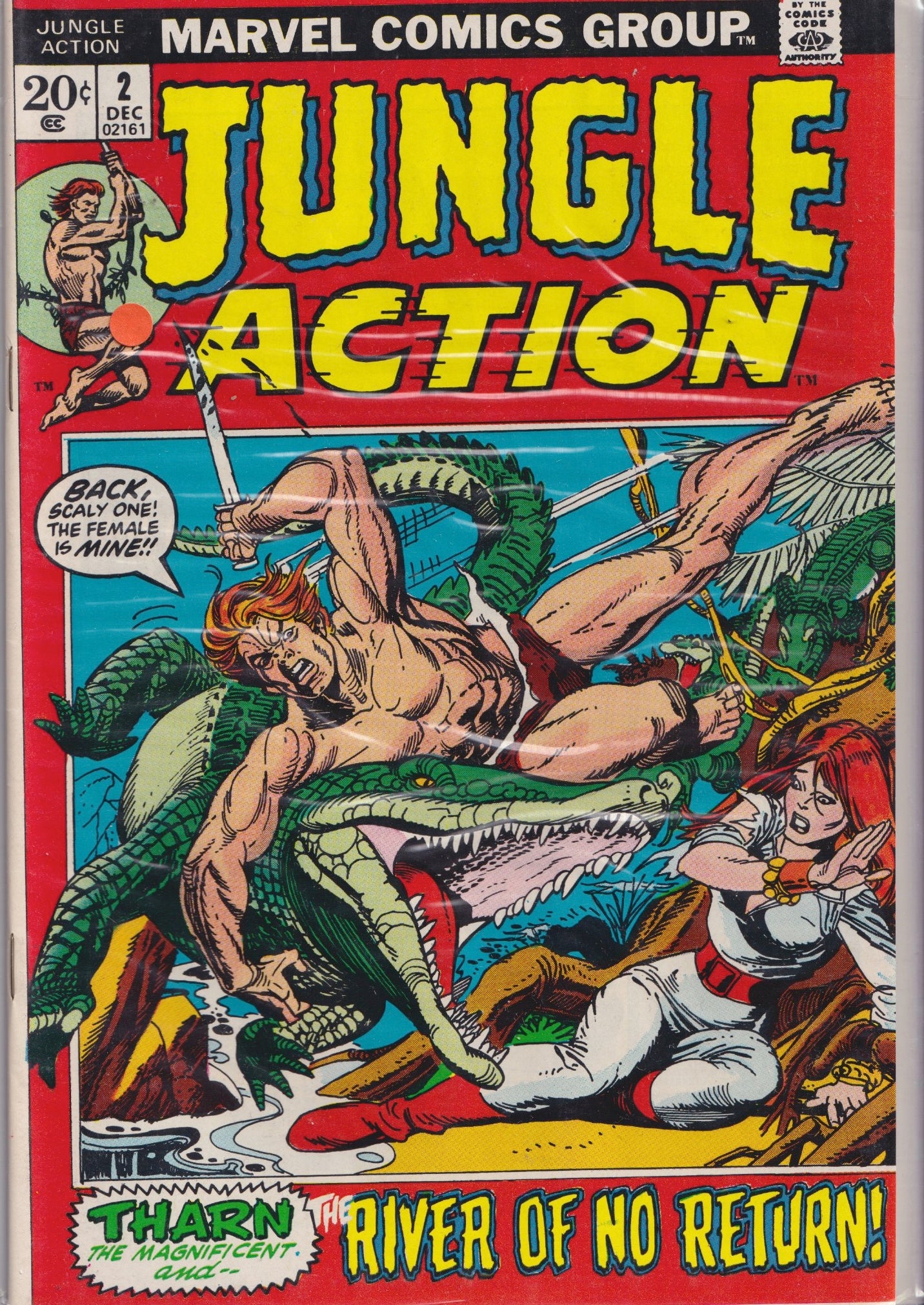 Jungle Action Lot #1-4 (1972) Jungle 1950's reprint very Fine