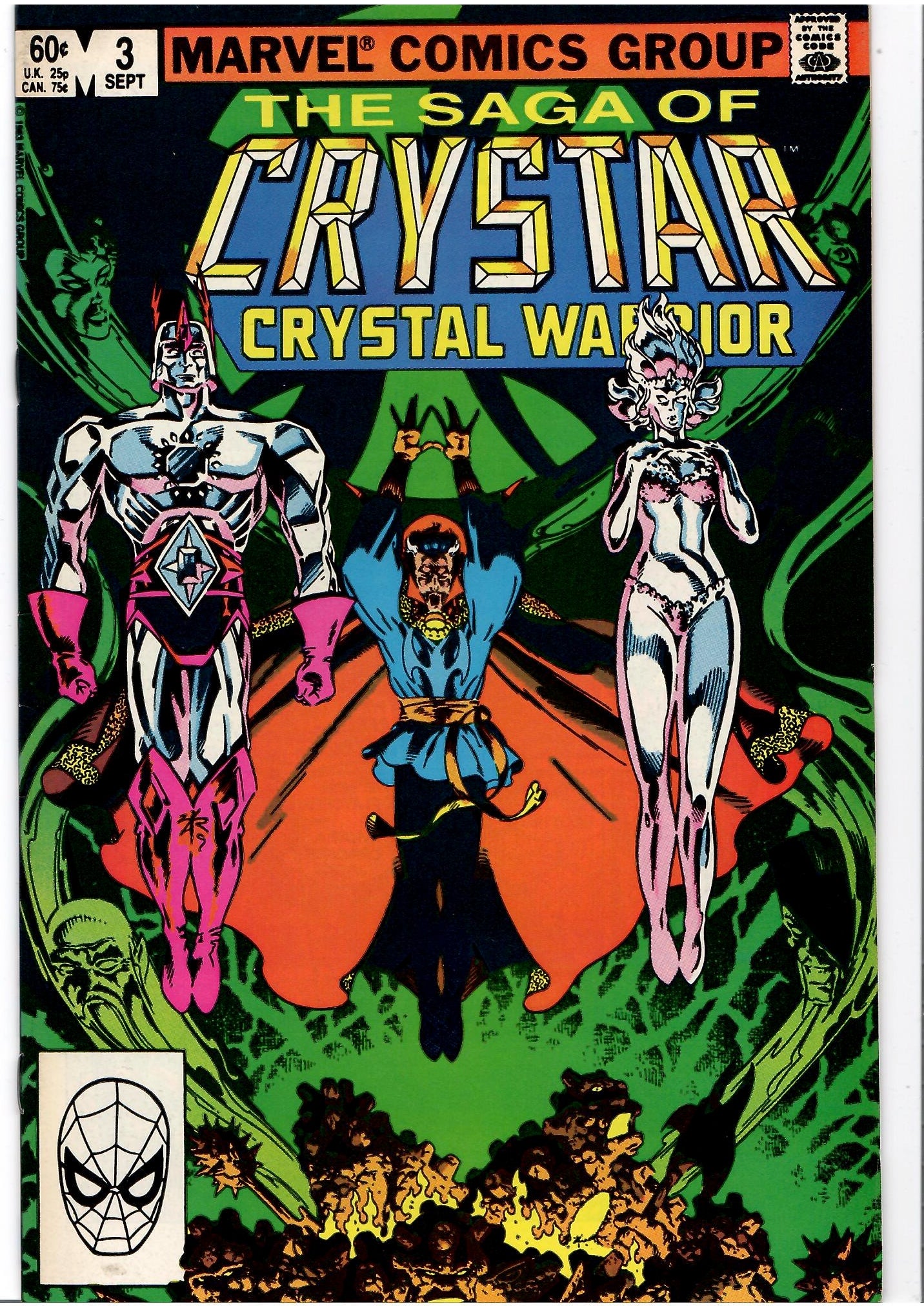 Crystar #1-11 (1983) full serie including #8 Danzig logo Fine