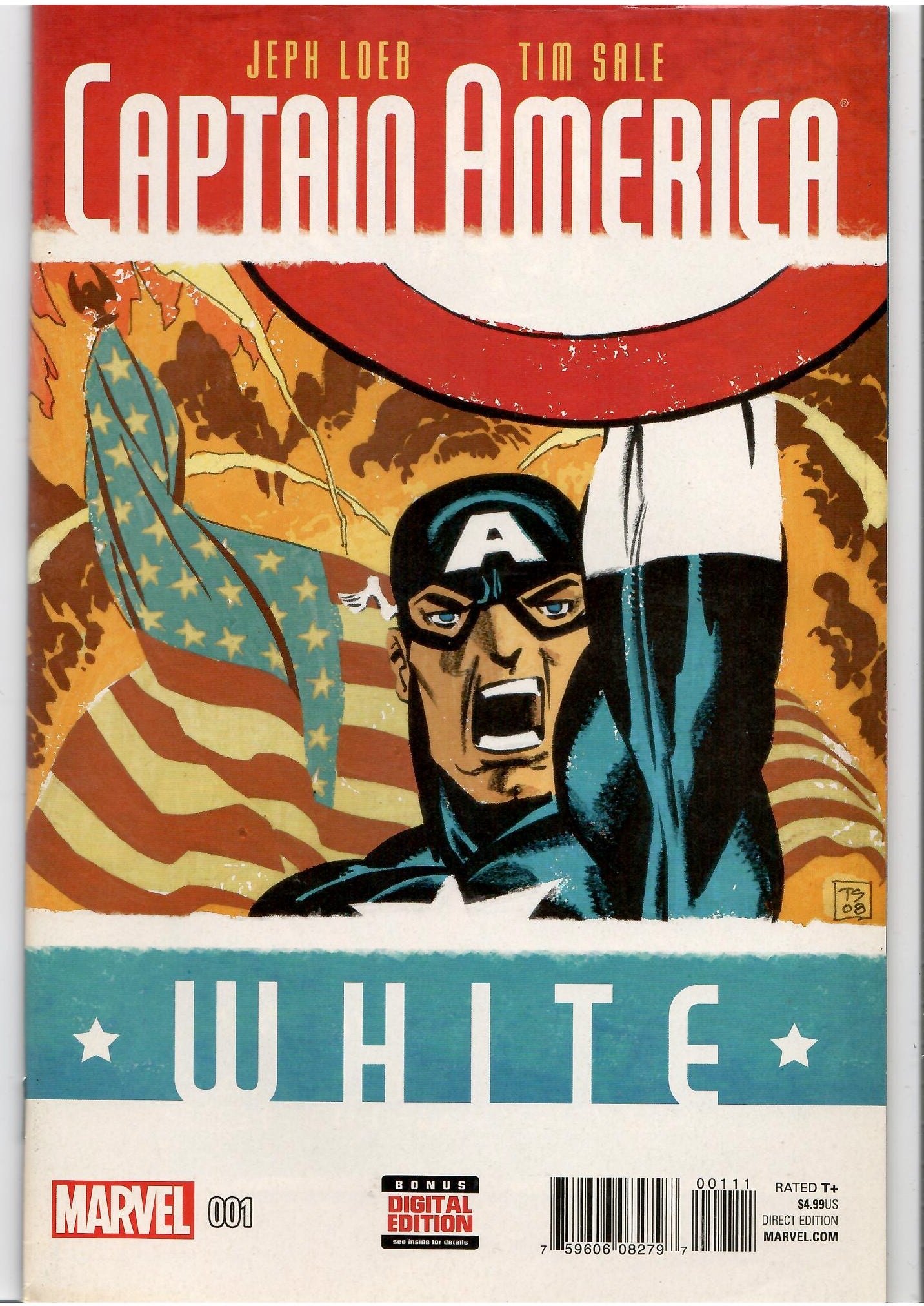 Captain America White full set 0-5 (2008) Loeb/Sale  Fine +