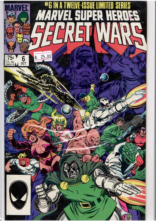 Secret Wars #6 (1984) The original ! VF - French Comics Lovers