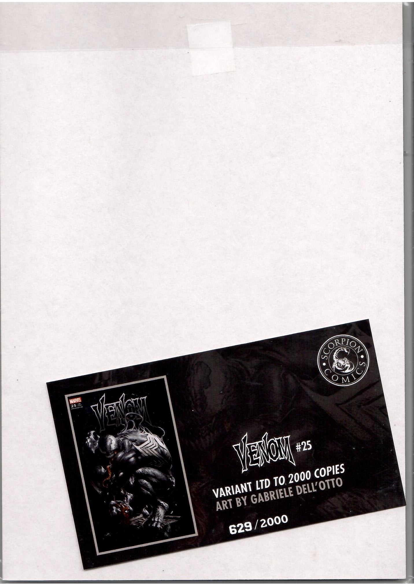 Venom #25 (2018) Exclusive Dell Otto variant Nm