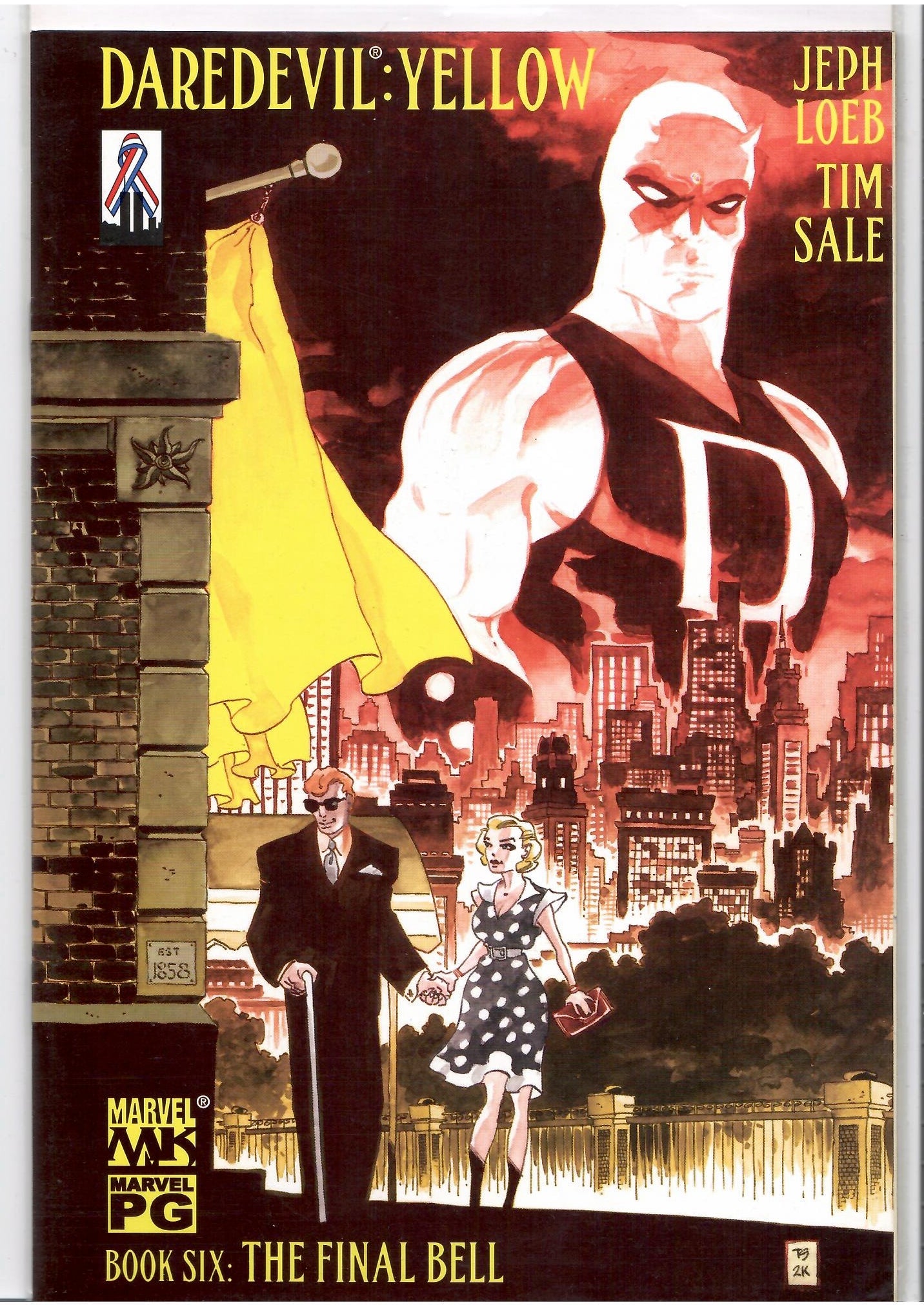 Dardevil Yellow #1-6 (2001) Full set Tim Sale best work Very Fine