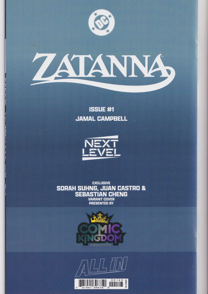 Zatanna #1 (2026) Exclusive Comic Kingdom variant NM