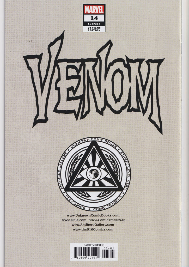 Venom #14 (2023) exclusive variant Black Cat NM