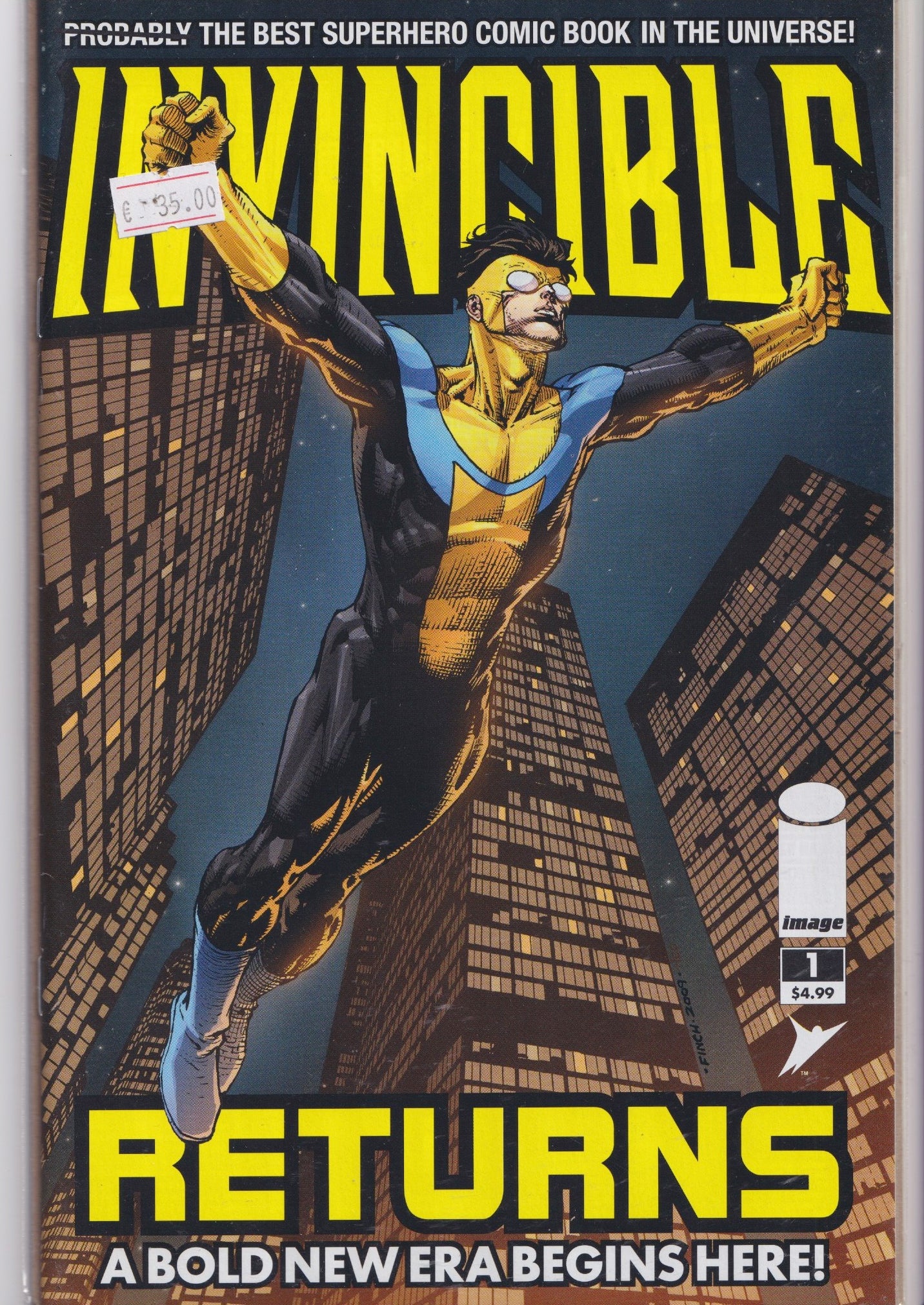 Invincible Returns #1 (2026) Finch Reprint cover NM