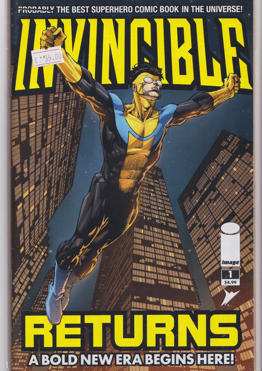 Invincible Returns #1 (2026) Finch Reprint cover NM