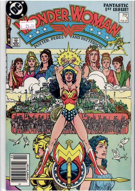 Wonder Woman #1 (1987) Perez art VF - French Comics Lovers