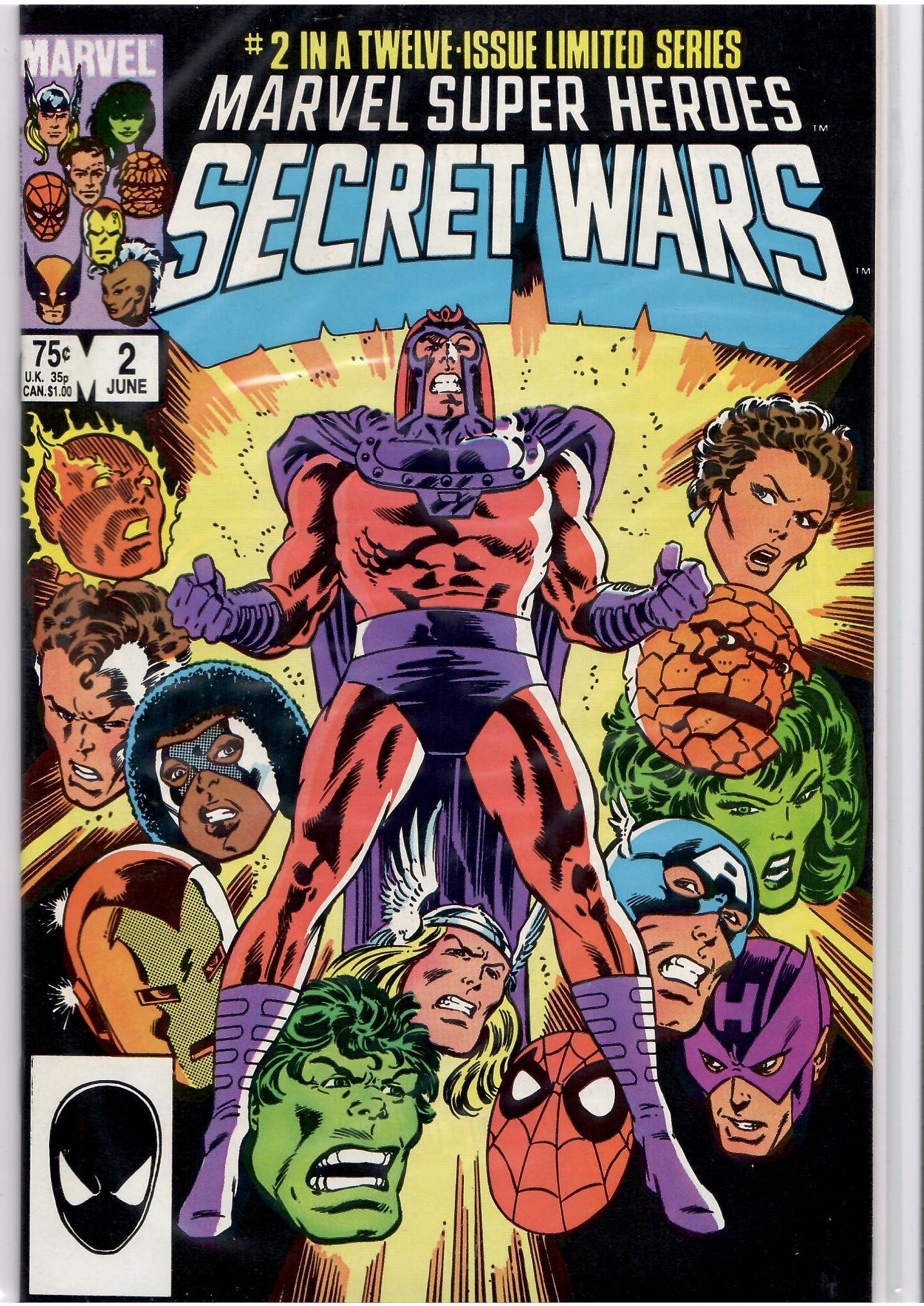Secret Wars #1-12 (1984) full set 1° print very High grade NM - French Comics Lovers