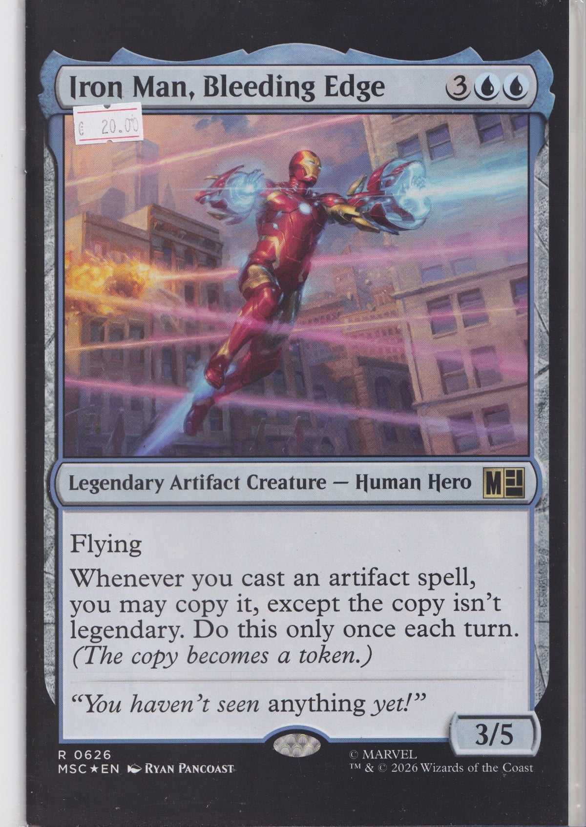 Marvel Iron Man Bleeding Edge – Magic MTG Variant Cover Comic