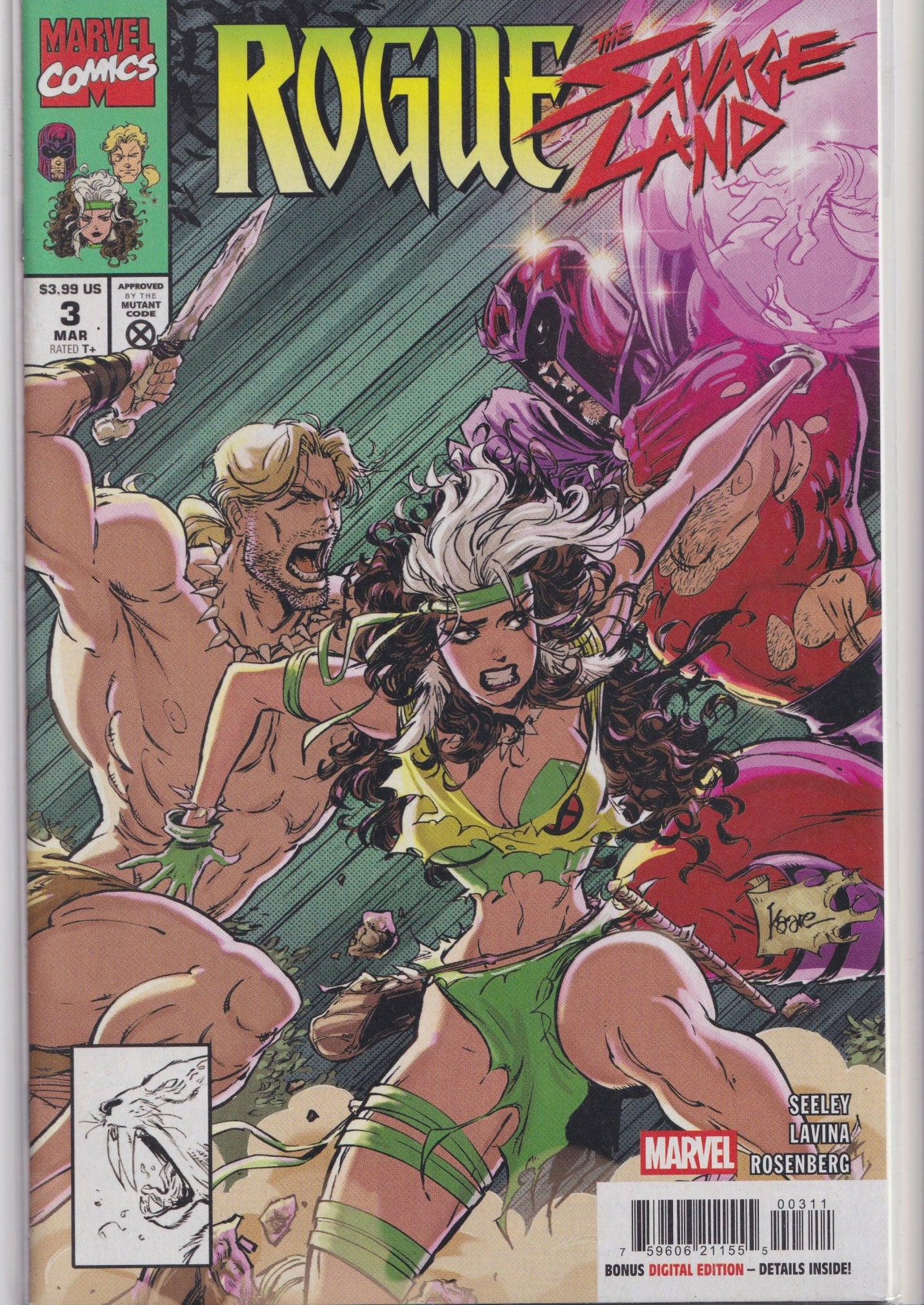 Rogue the Savage Land #1-5 (2025) Full set including variants
