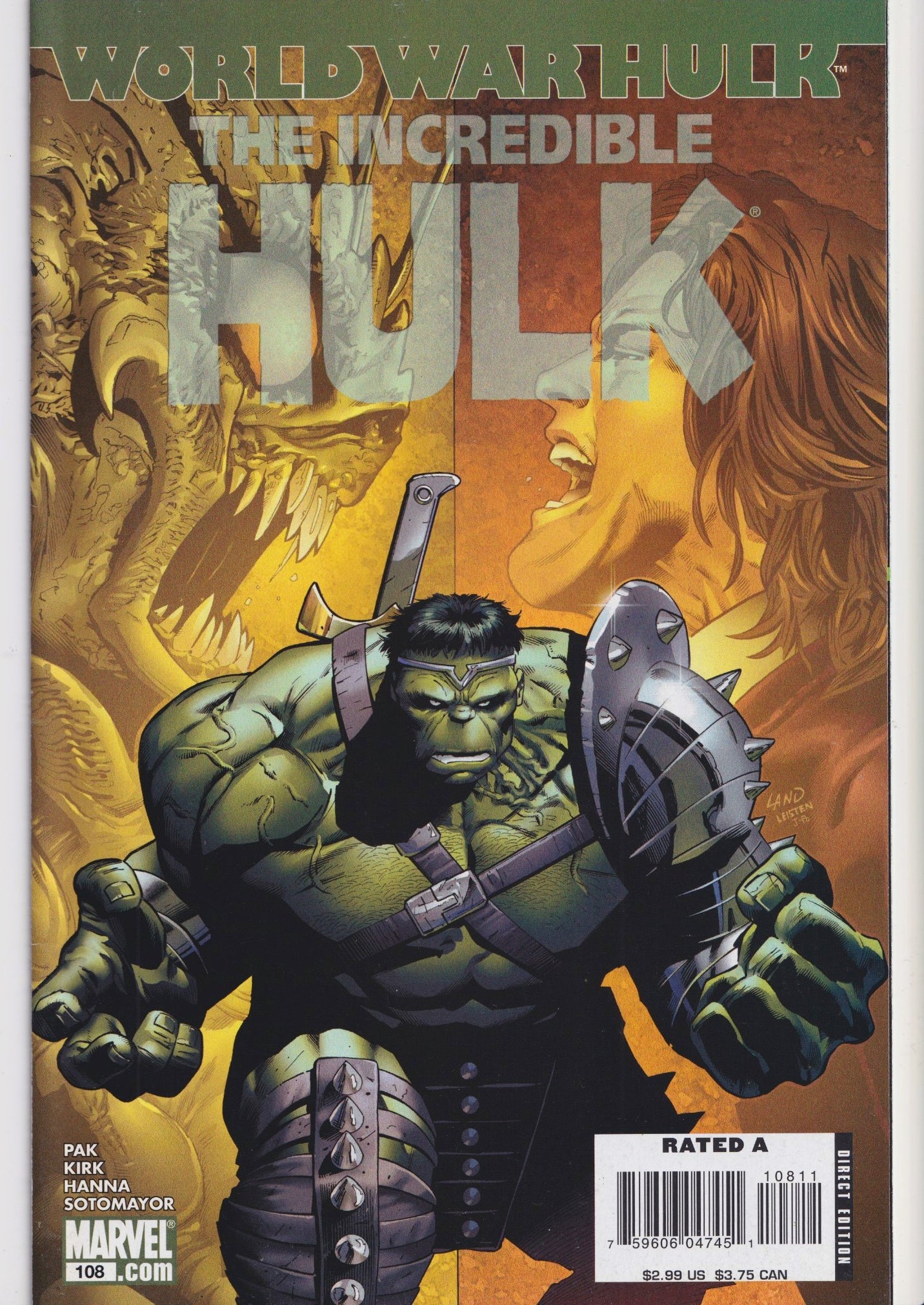 World War Hulk set x7  (2007) hulk vs Marvel Very Fine