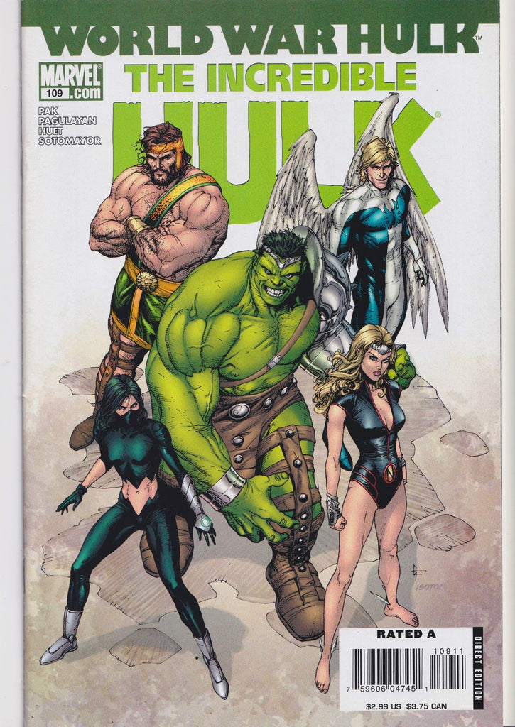World War Hulk set x7  (2007) hulk vs Marvel Very Fine