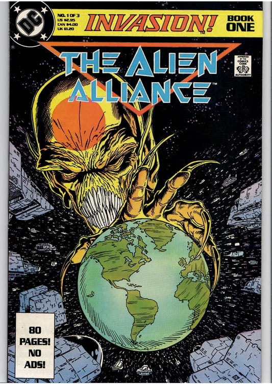 Invasion #1-3 Full set (1988) McFarlane art VF - French Comics Lovers