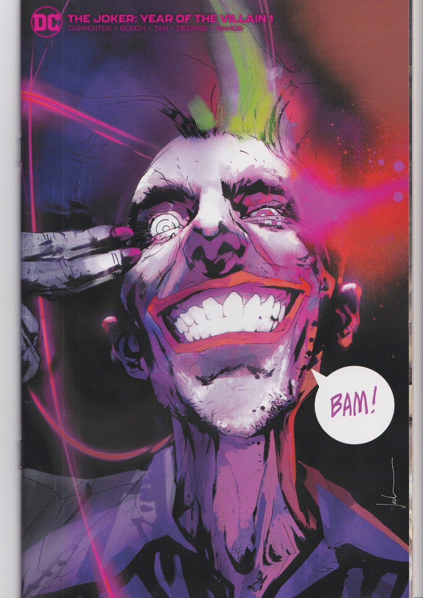 Joker, year of the Vilain #1 Jock exclusive cover NM