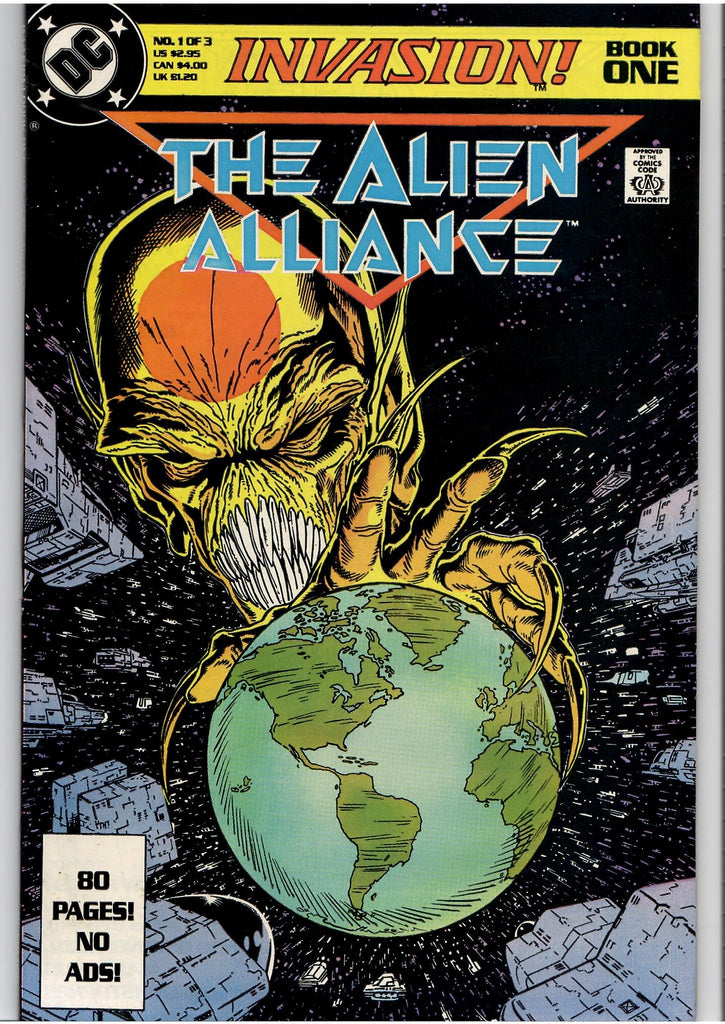 Invasion #1-3 Full set (1988) McFarlane art VF - French Comics Lovers