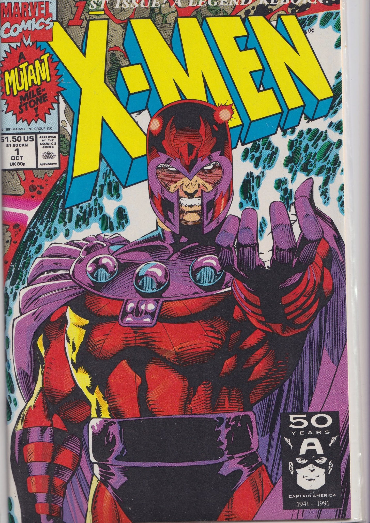 X-Men #1 (1991) All Four connecting covers + 1 Jim Lee Very Fine