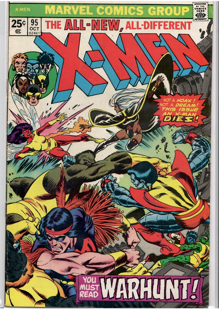Uncanny X-Men #95  (1976)  Death of Thunderbird Fine
