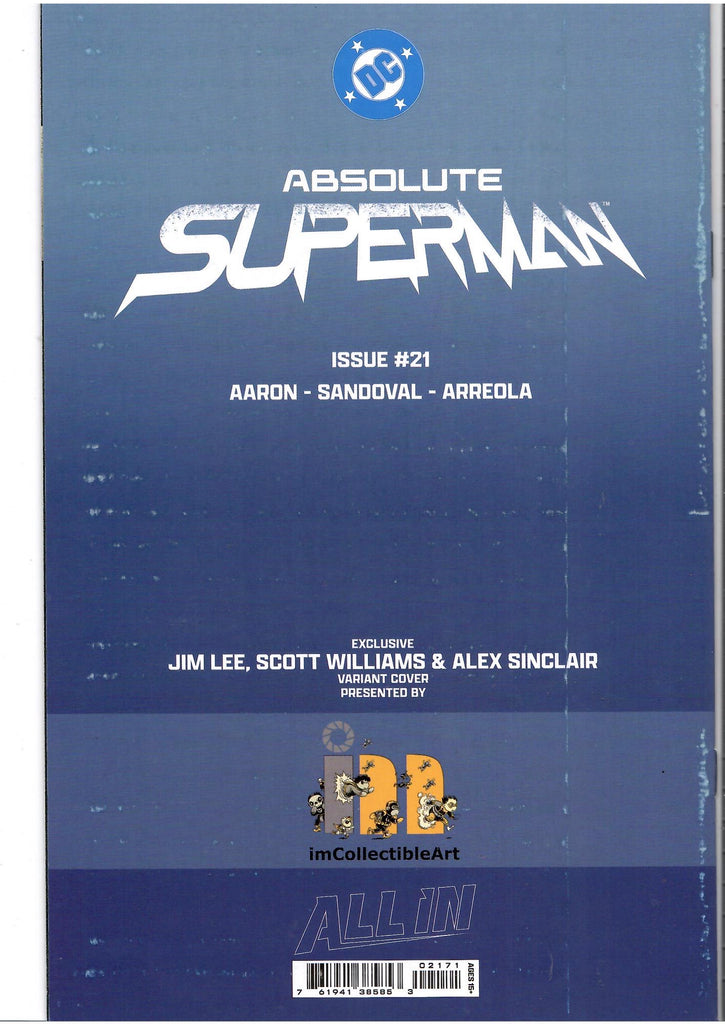 Absolute Trinity Jim Lee NYC Comicon (2026) Exclusive Jim lee variants Batman, Wonder Woman Superman NM