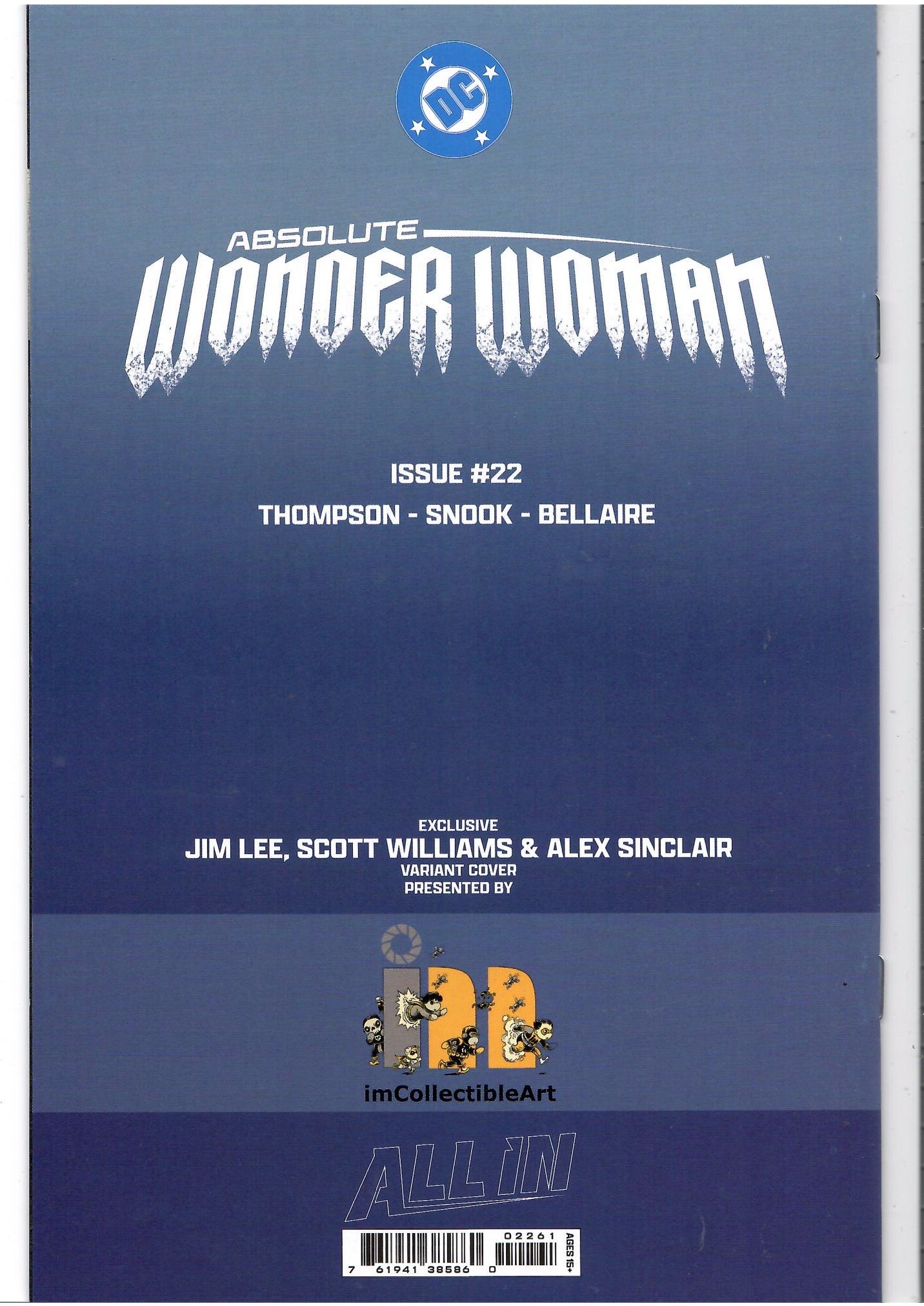 Absolute Trinity Jim Lee NYC Comicon (2026) Exclusive Jim lee variants Batman, Wonder Woman Superman NM