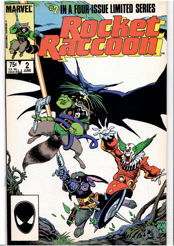 Rocket Raccoon #1-4 (1985) full set 1° Solo Mignola art Fine+ - French Comics Lovers