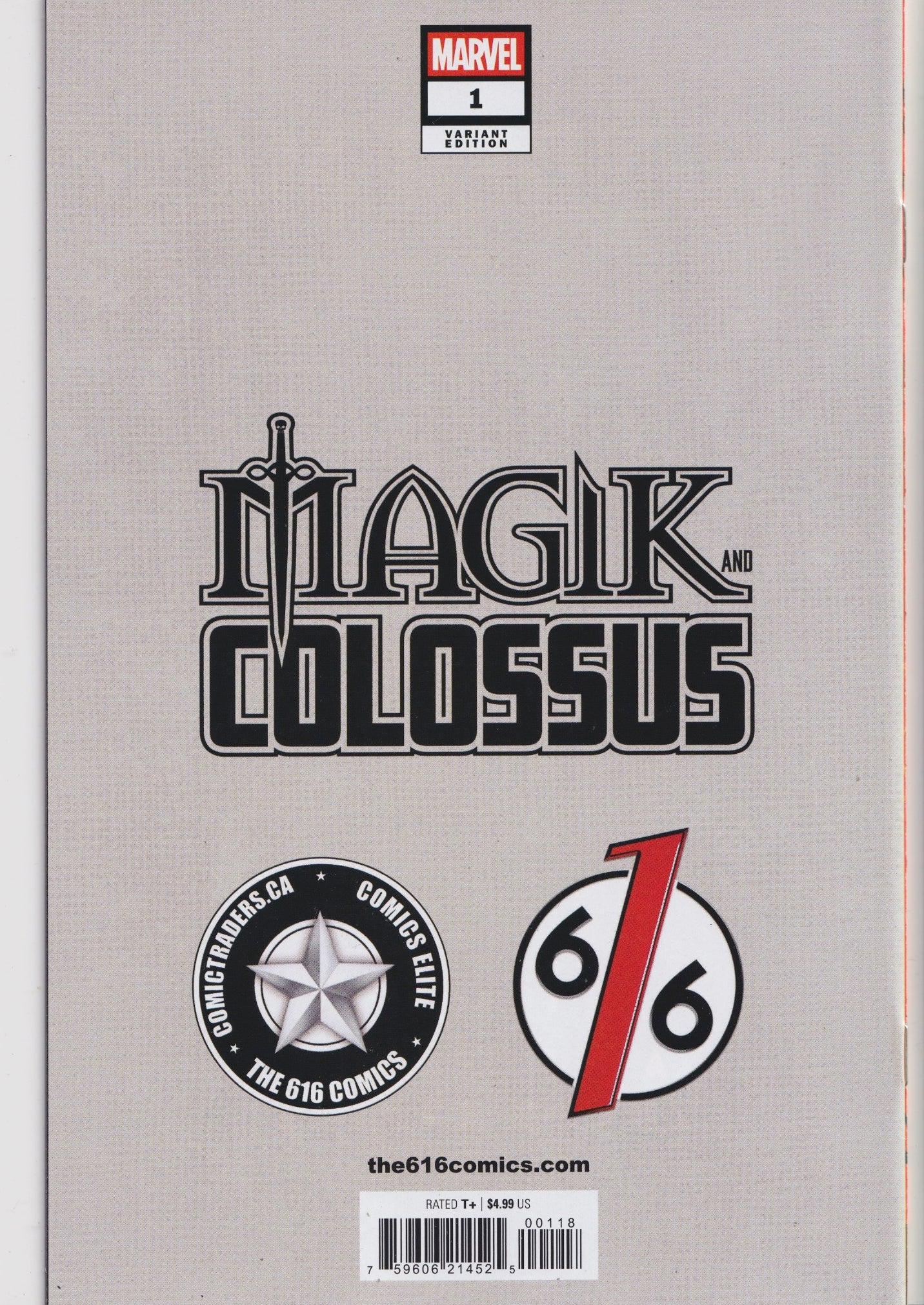 MAGIK & COLOSSUS #1 (2026) exclusive 616 COMICS variant  GODTAIL NM