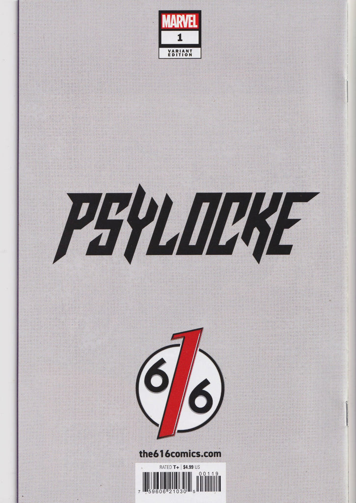 Psylocke #1 (2024) 616 Comics exclusive cover NM