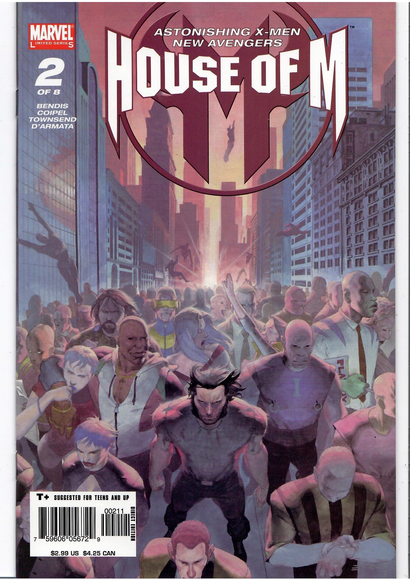 House of M #1-8 (2008) Full set No More Mutants Coipel art Very Fine