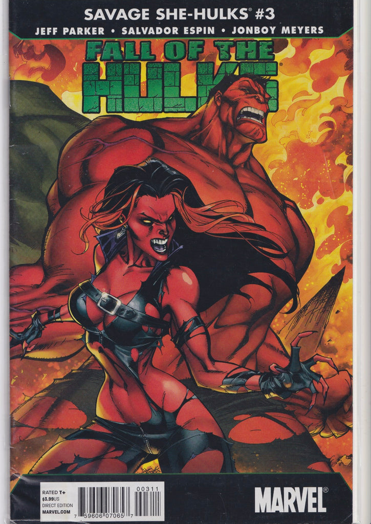 Savage She Hulk #1-3 (2010) Set of x3 connecting covers J. SCOTT CAMPBELL NM