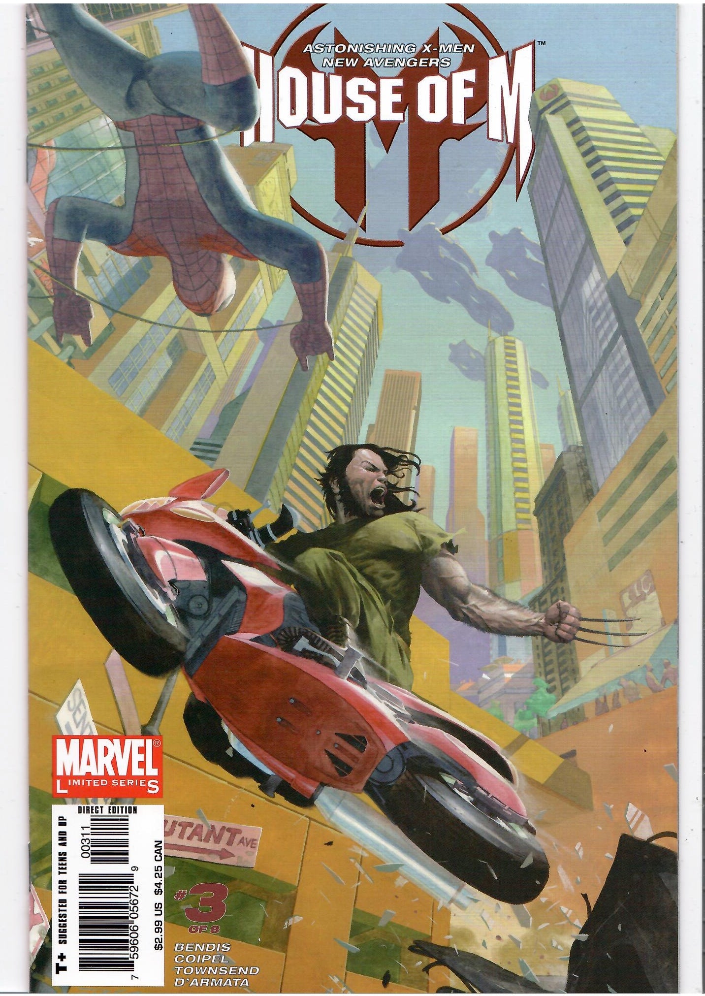 House of M #1-8 (2008) Full set No More Mutants Coipel art Very Fine