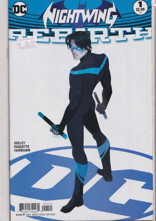 Nightwing rebirth #1 (2016) variant very Fine