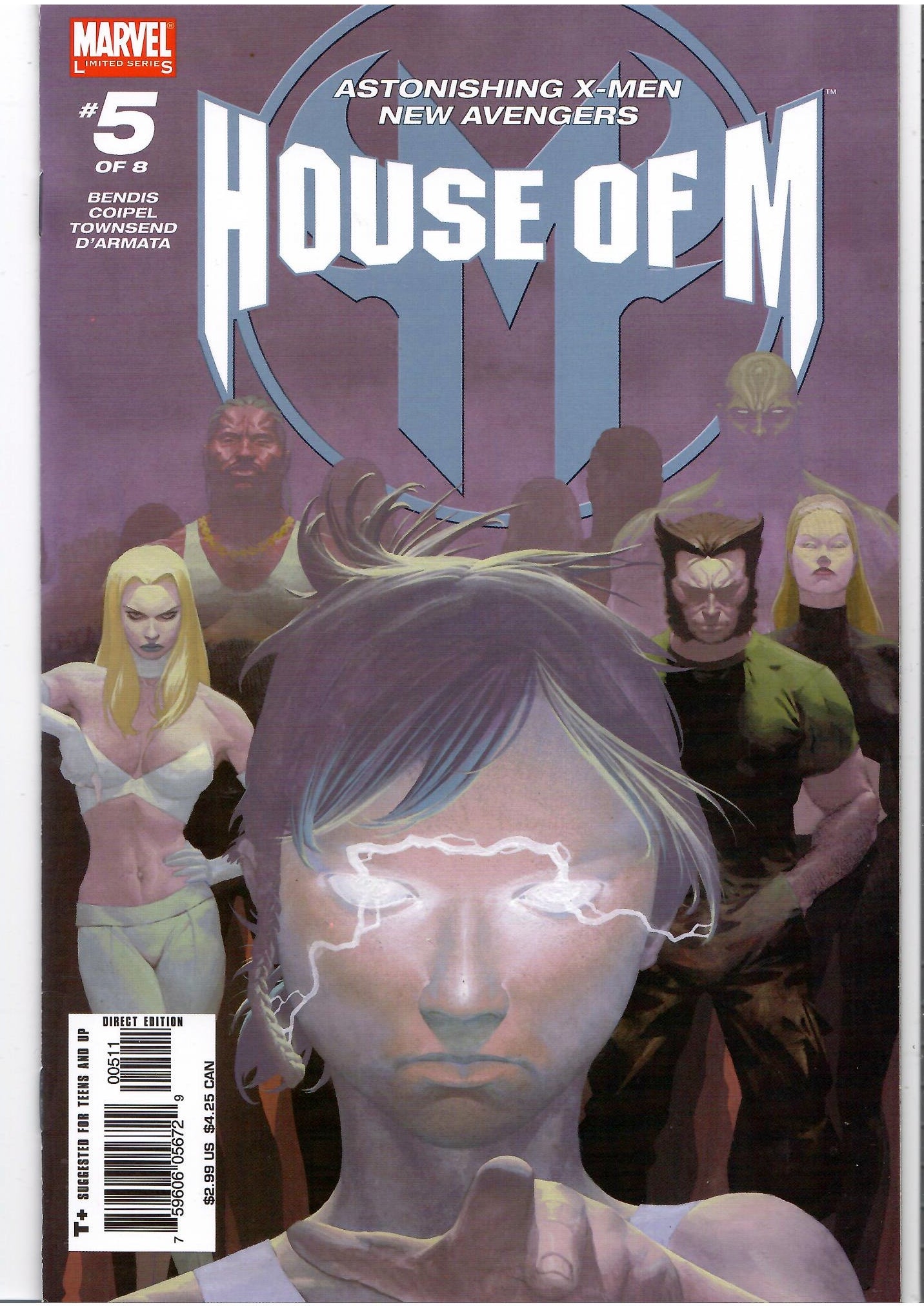 House of M #1-8 (2008) Full set No More Mutants Coipel art Very Fine