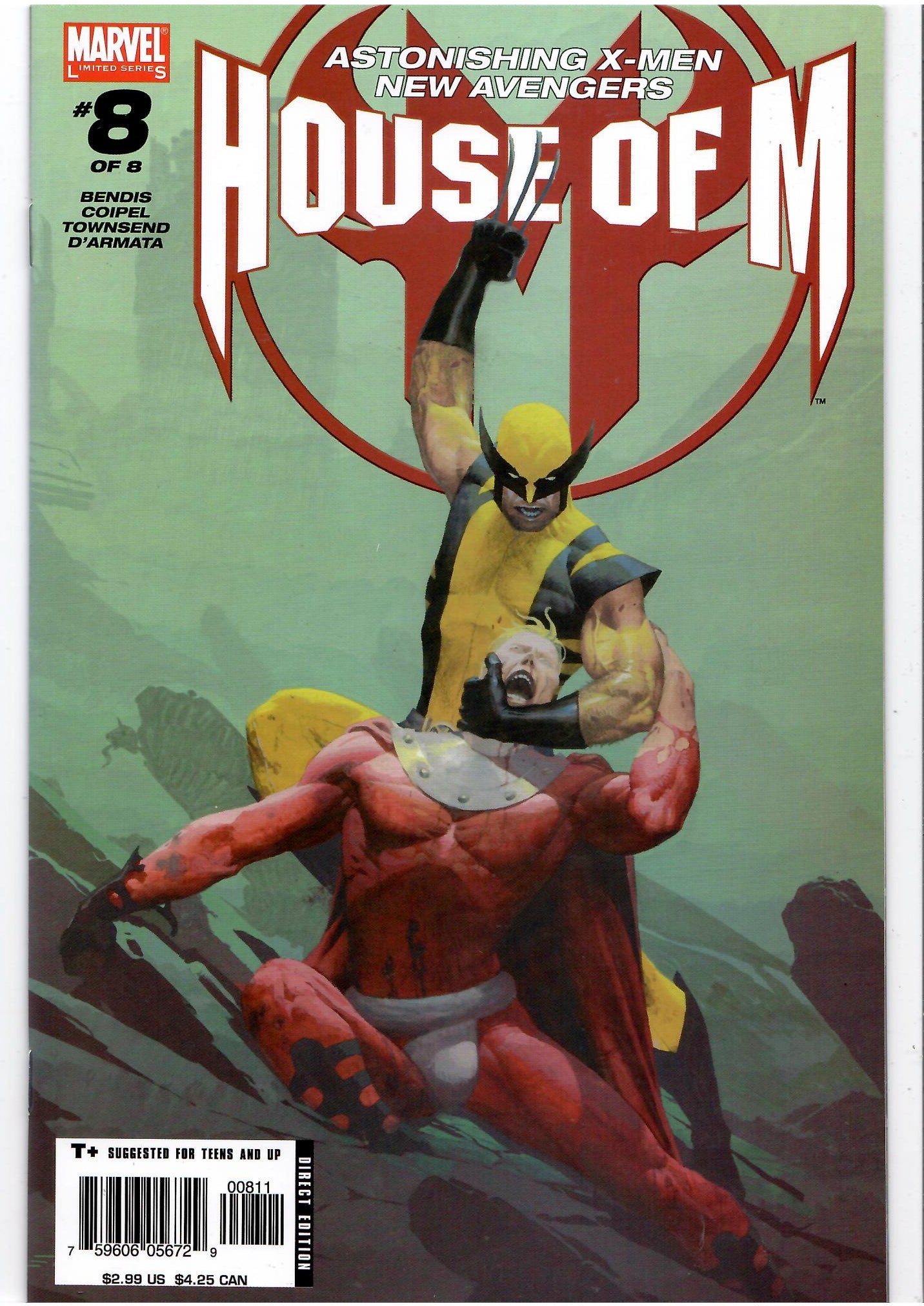House of M #1-8 (2008) Full set No More Mutants Coipel art Very Fine