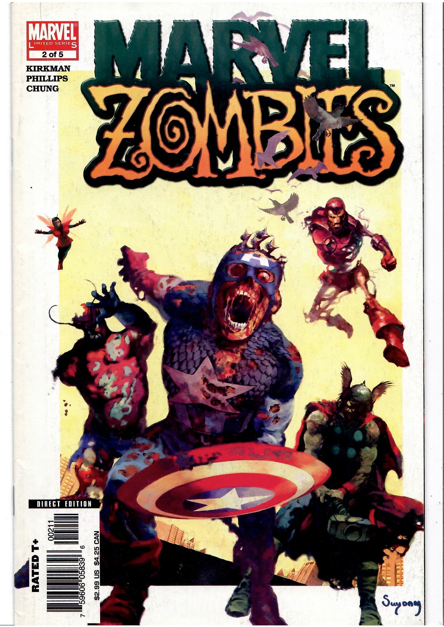 Marvel Zombies #1-5 (2006) Full set  Fine