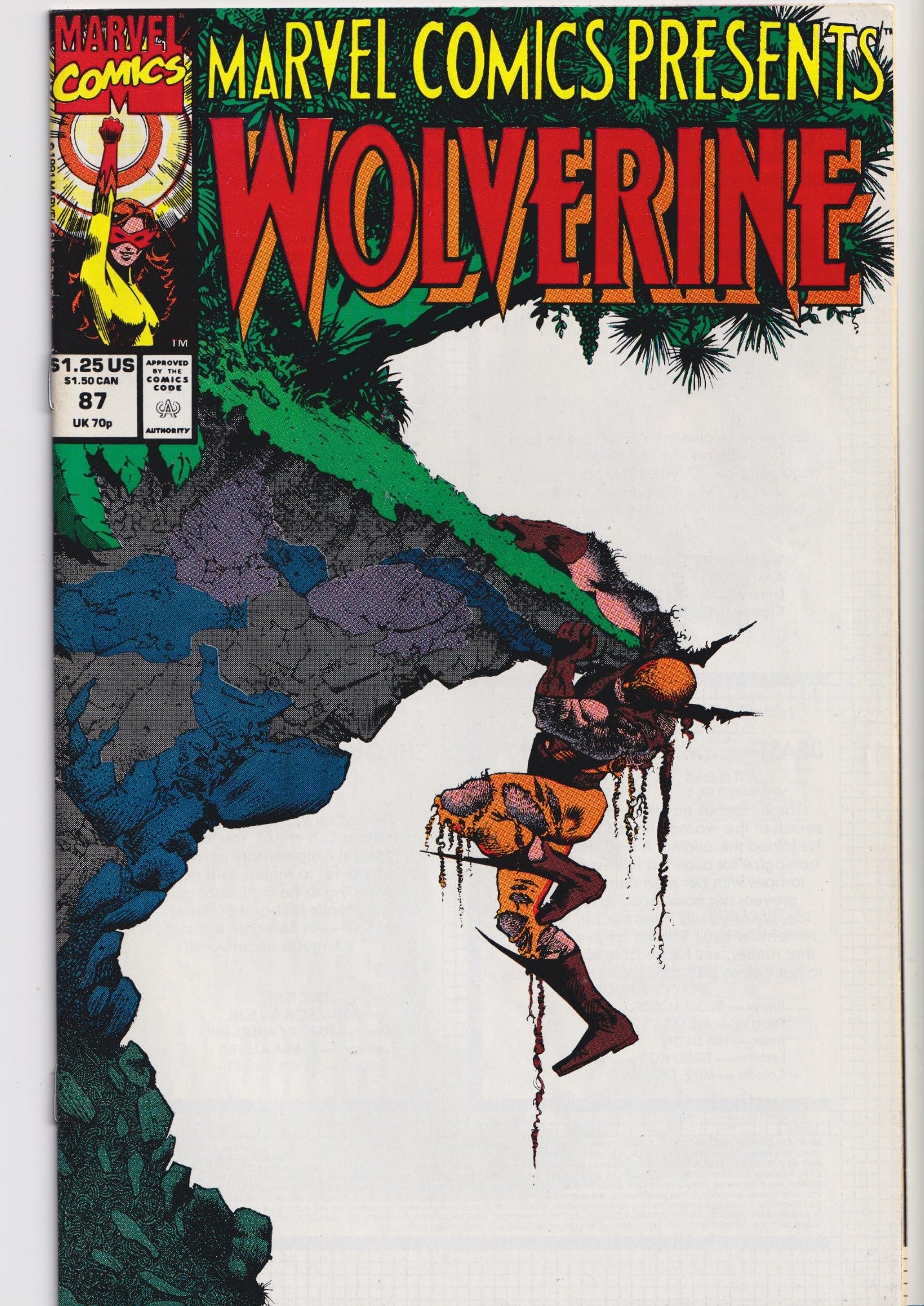 Marvel Comics Presents #85-92 (1991) Full Wolverine Sam Kieth arc Fine+