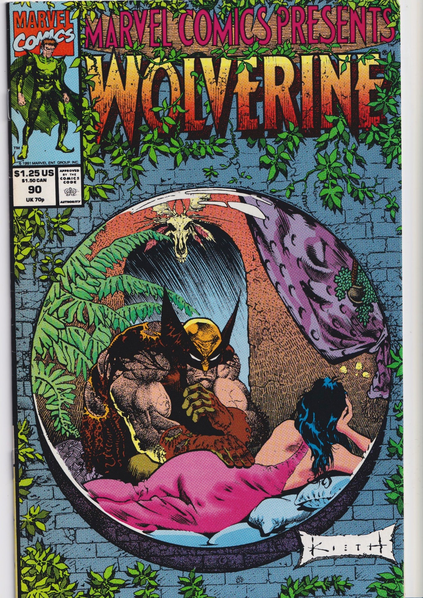 Marvel Comics Presents #85-92 (1991) Full Wolverine Sam Kieth arc Fine+