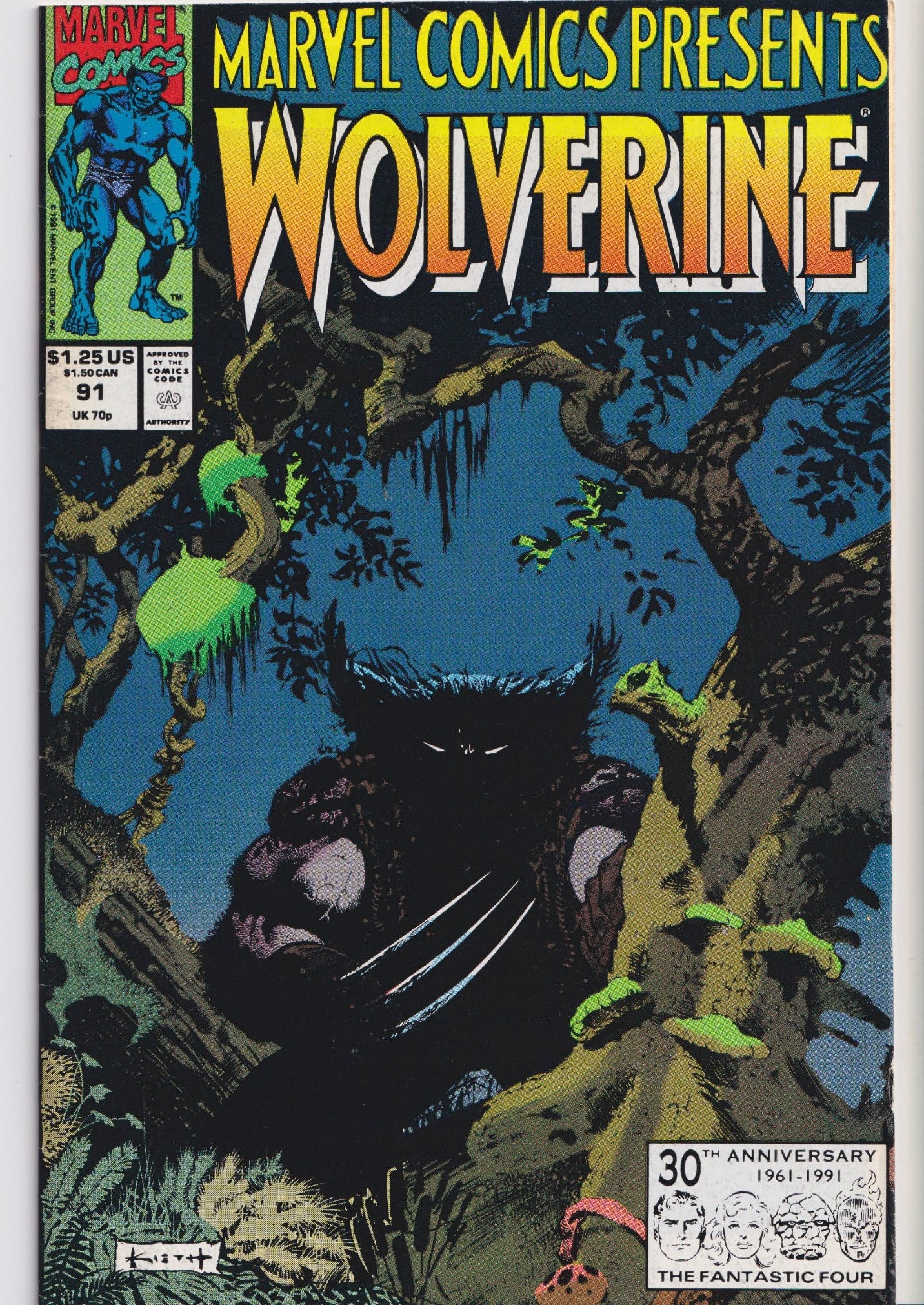 Marvel Comics Presents #85-92 (1991) Full Wolverine Sam Kieth arc Fine+