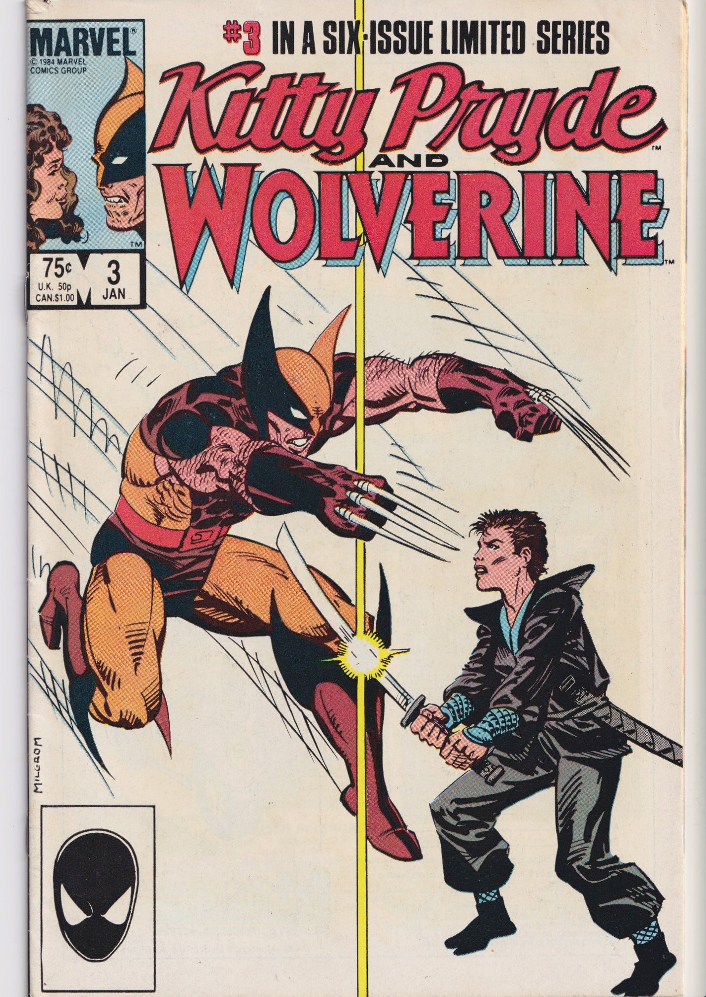 Kitty Pride &amp; Wolverine #1-6 (1984) Colección completa VF