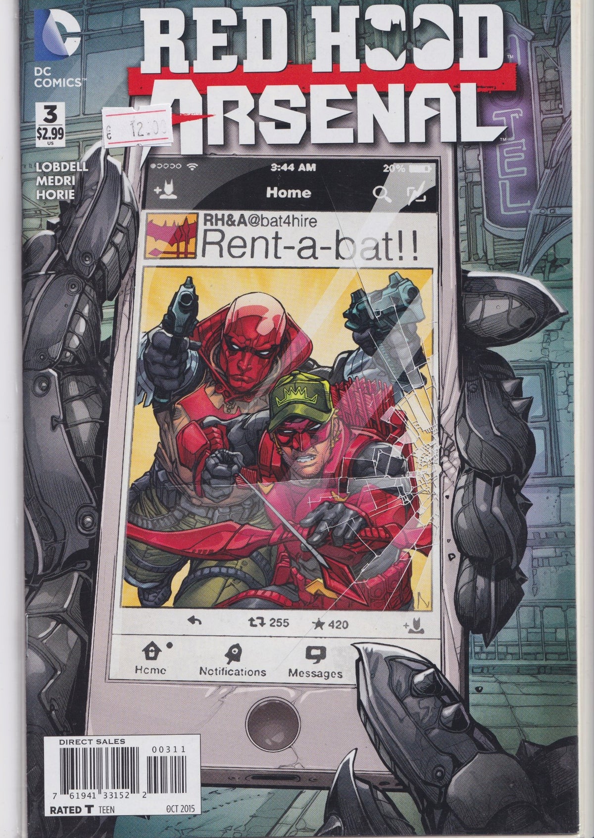 Red Hood Arsenal #3 (2015) Very Fine