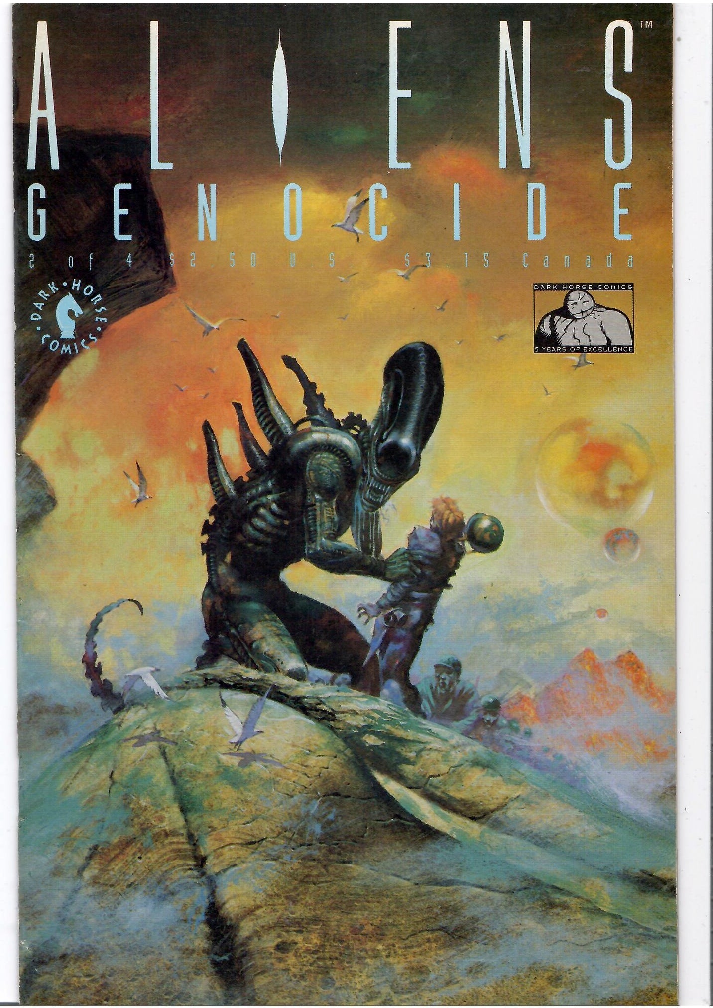 Aliens Genocide (1991)  #1-4 Full set Fine