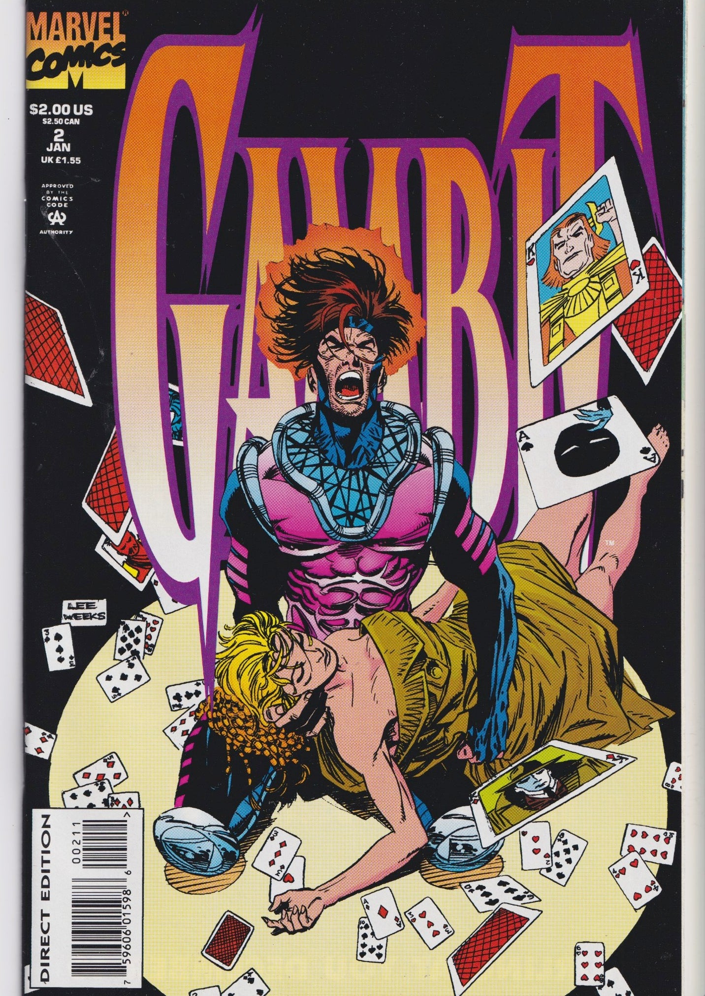 Gambit #1-4 (1994) Full set 1° Mini Serie Very Fine
