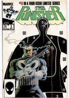 Punisher Mini Serie #1-4 (1986) Full set of classic Zeck Fine-/Fine