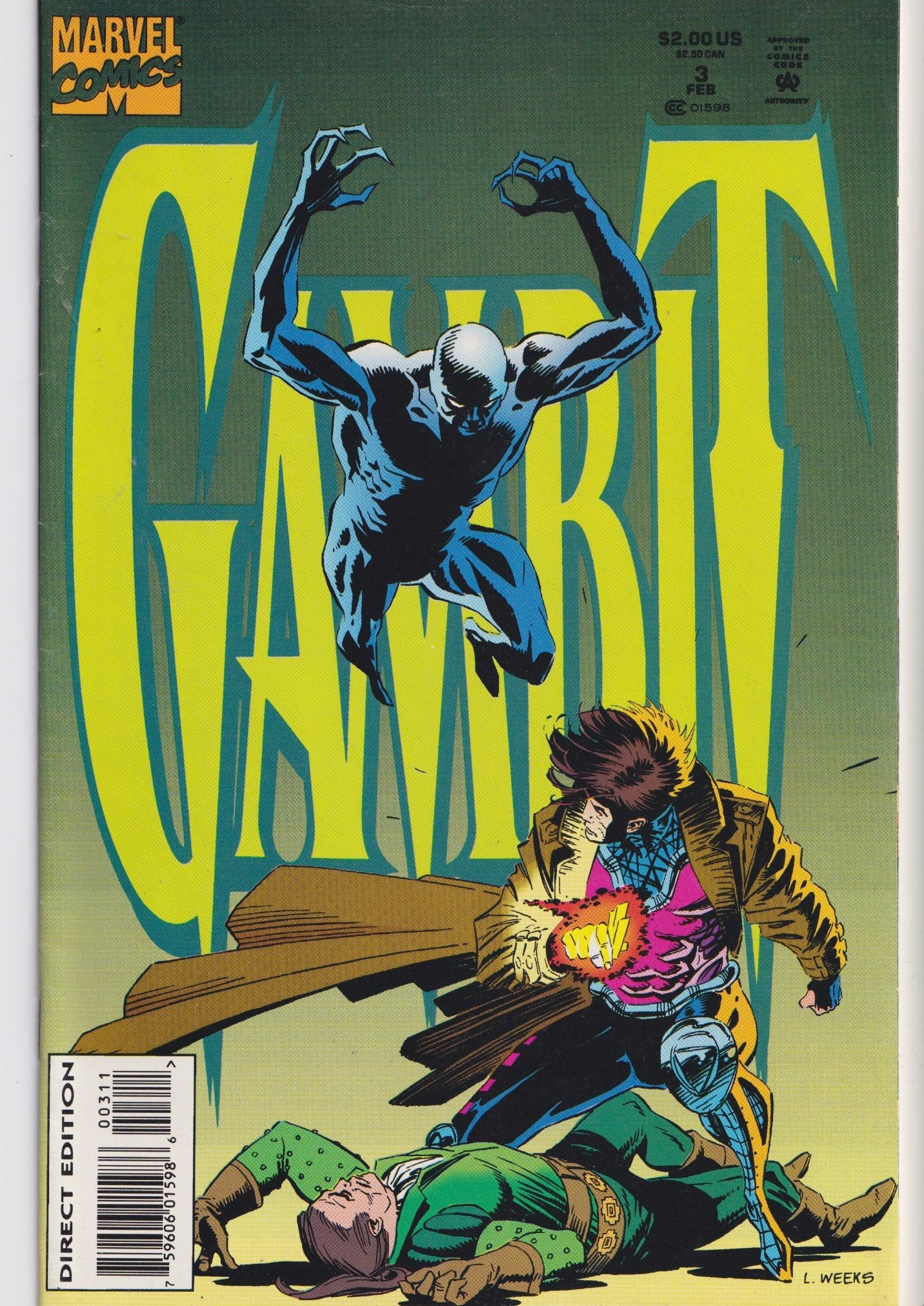Gambit #1-4 (1994) Full set 1° Mini Serie Very Fine