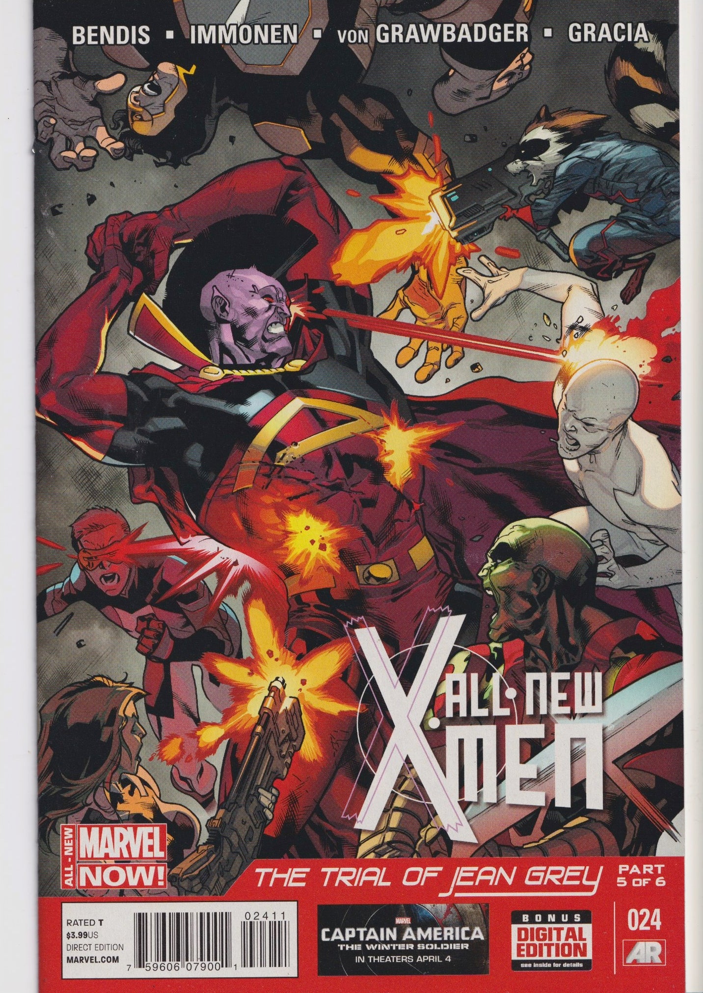 The Trial of Jean Grey" crossover storyline (2014) #1-6 X-Men/GOTG Very Fine