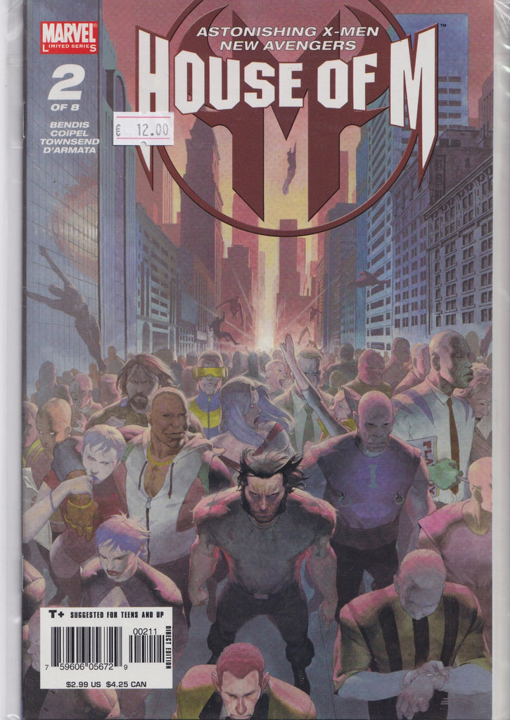 House of M #1+2 (2005) No More Mutants x-Men Very Fine
