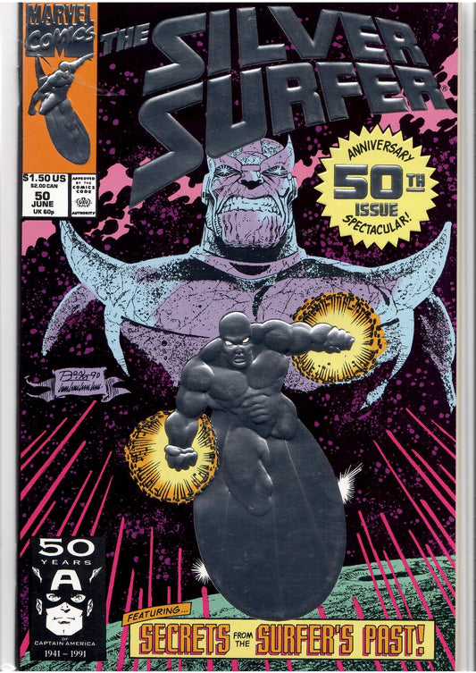 Silver Surfer #50 (1991) Infinity Gauntlet prelude VF - French Comics Lovers