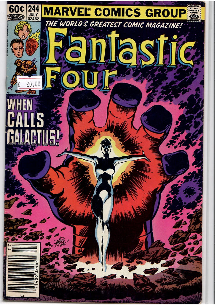 Fantastic Four #244 (1982) 1° Nova Galactus Herald VG+ - French Comics Lovers
